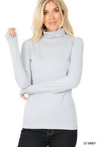 PREMIUM MICROFIBER MOCK NECK TOP