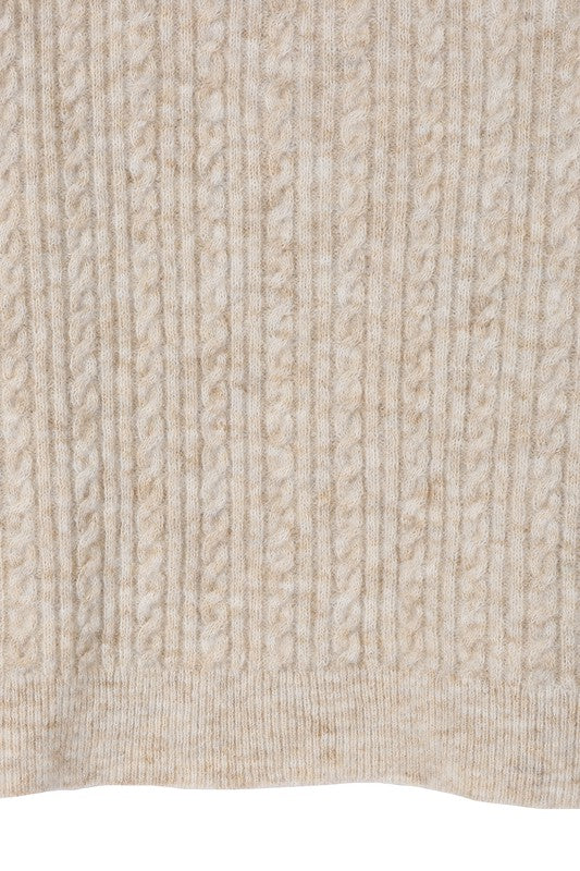 Oversized Cable Sweater