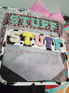 "Stuff" Cosmetic Bags