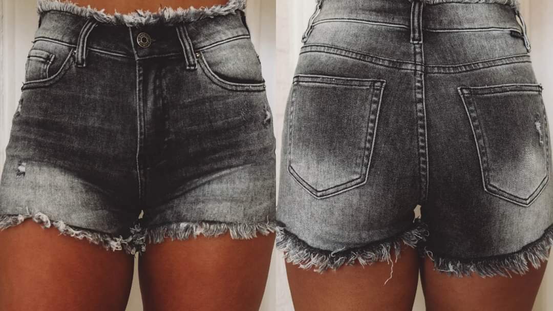 Raw Edge Denim Shorts Presale