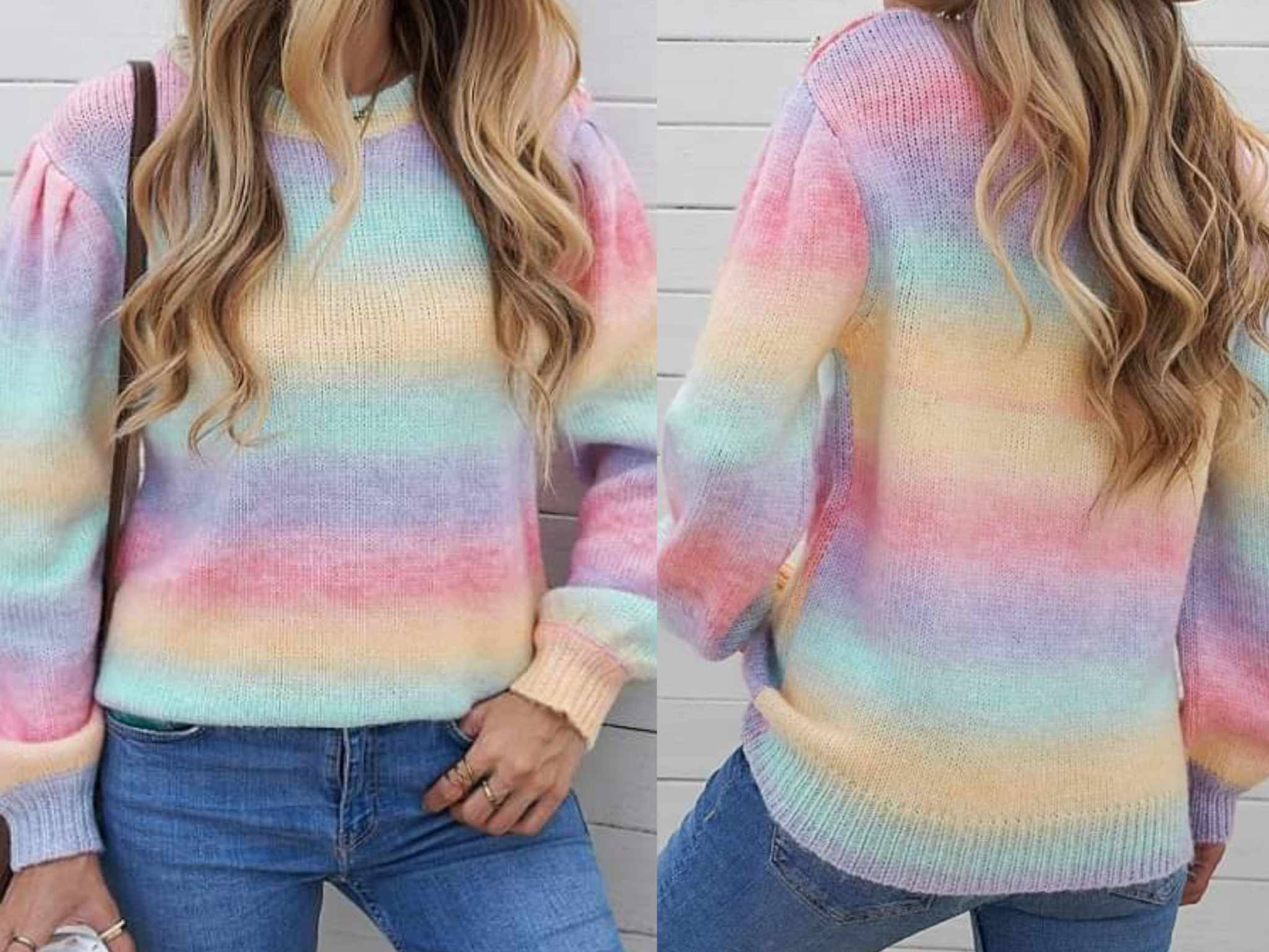 Gradient Tie Dye Sweater Presale
