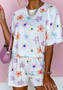 Floral Two Piece Set Shorts and Tee Presale
