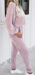 Ribbed Two Piece Jogger Set Presale