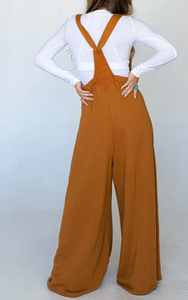 Brown Knotted Jumpsuit Presale