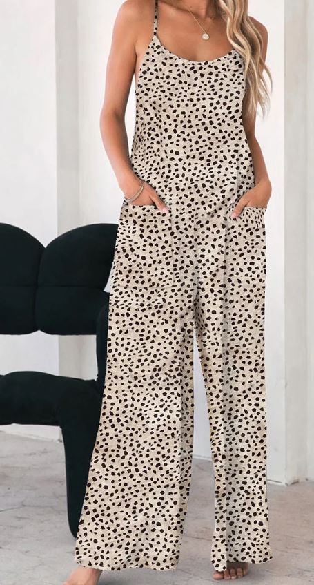 Leopard Dot Jumpsuit Presale
