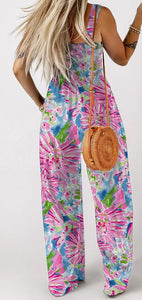 Pink Abstract Jumpsuit Presale