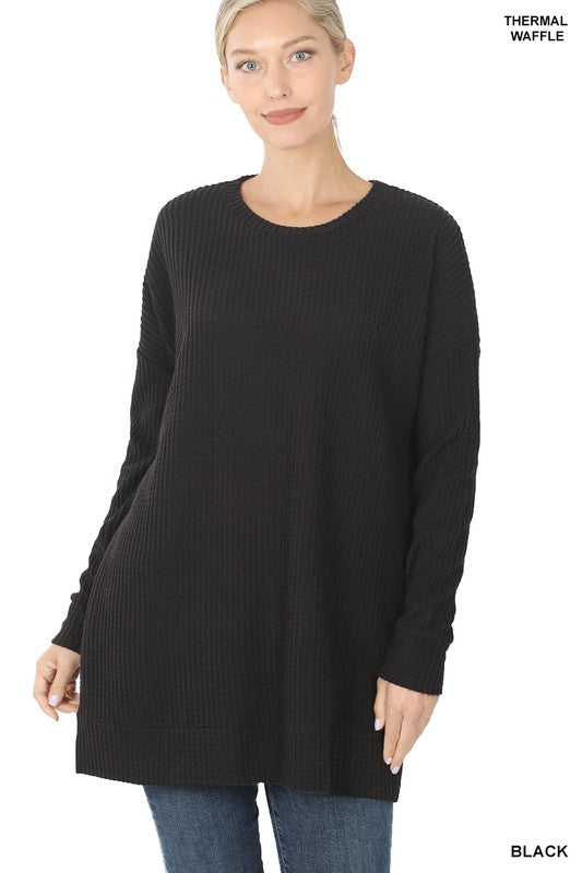 Brushed Thermal Waffle Sweaters - Multi Color*