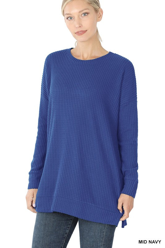 Brushed Thermal Waffle Sweaters - Multi Color*