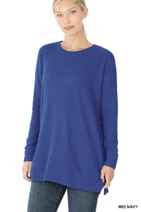Brushed Thermal Waffle Sweaters - Multi Color*