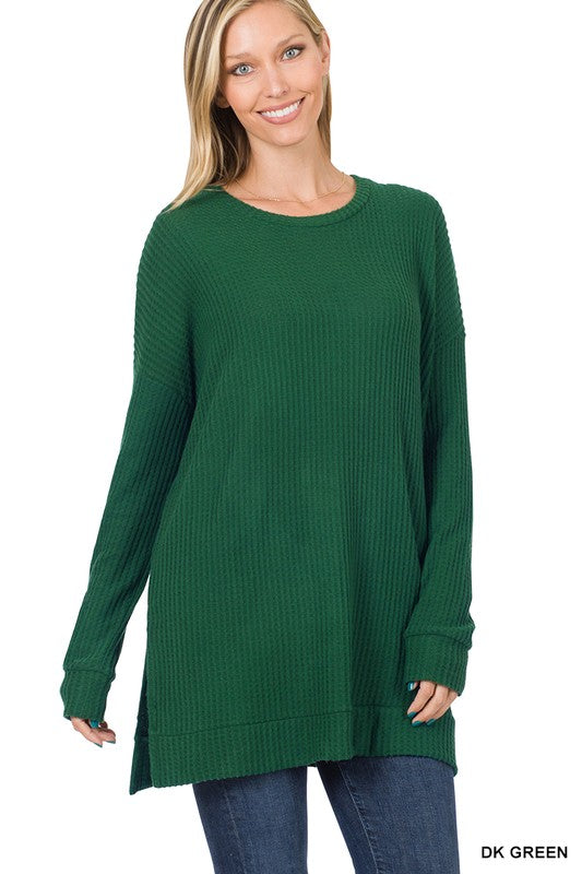 Brushed Thermal Waffle Sweaters - Multi Color*