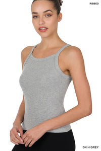 RIBBED SOFT RAYON CAMI