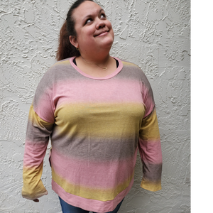 Plus Size Ombre Sweater