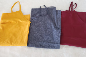 Seamless Adjustable Strap Longline Cami