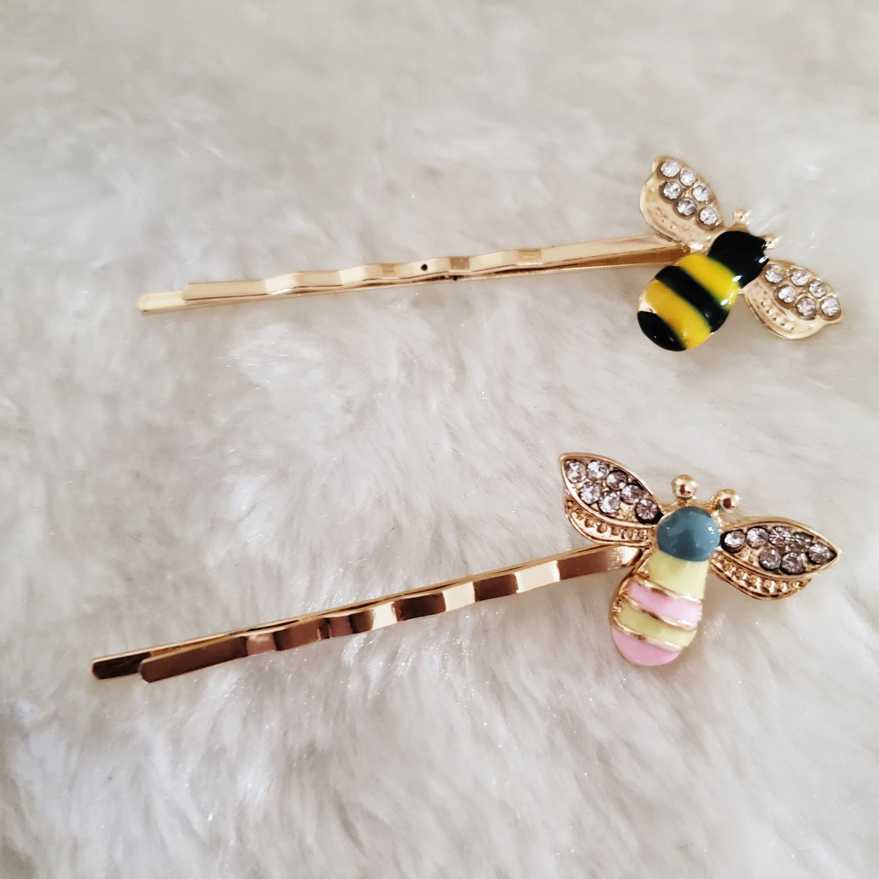 Bee Hair Clips