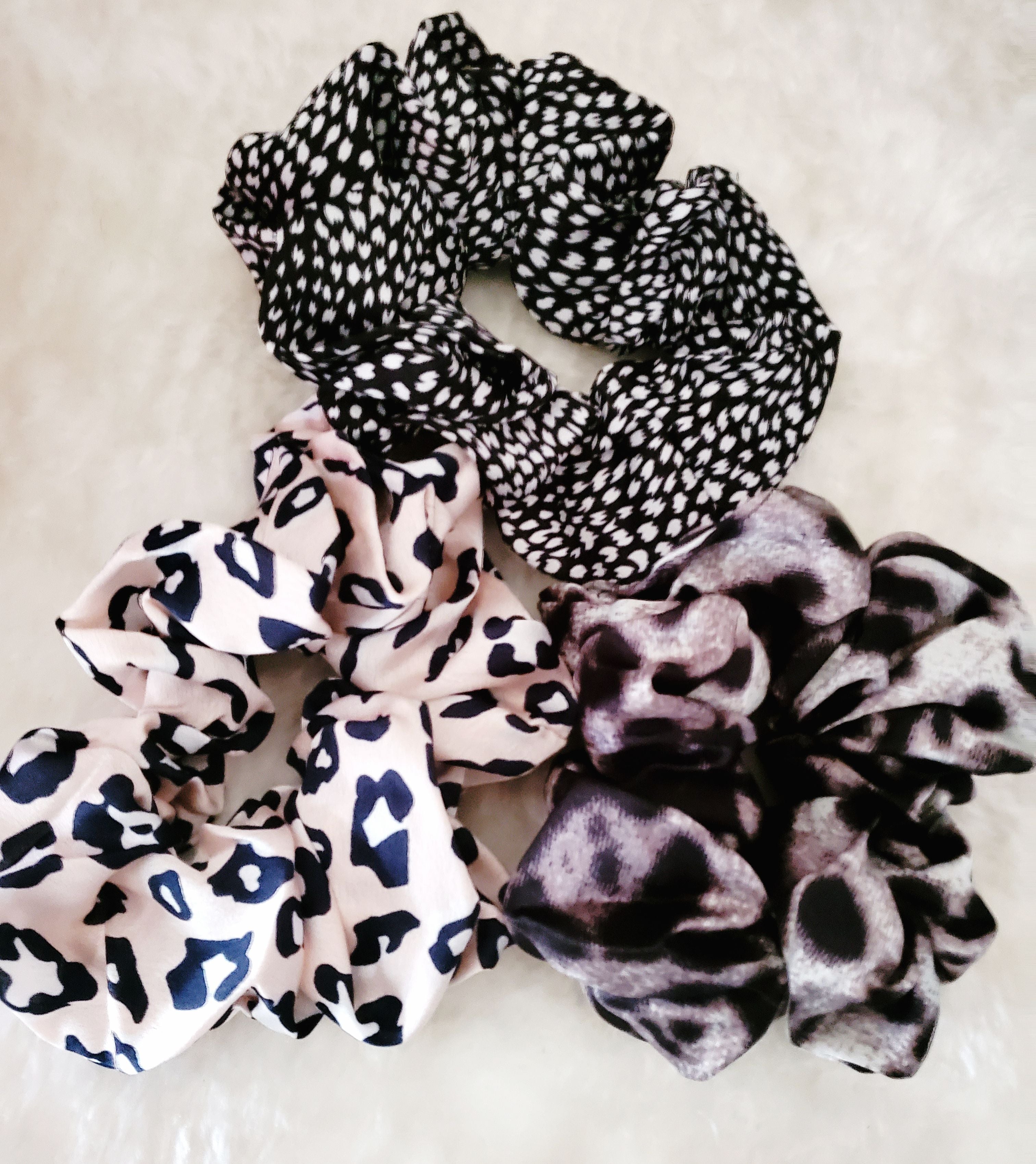 Pattern XXL Scrunchies