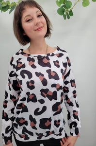 Leopard Brown Spot Tee