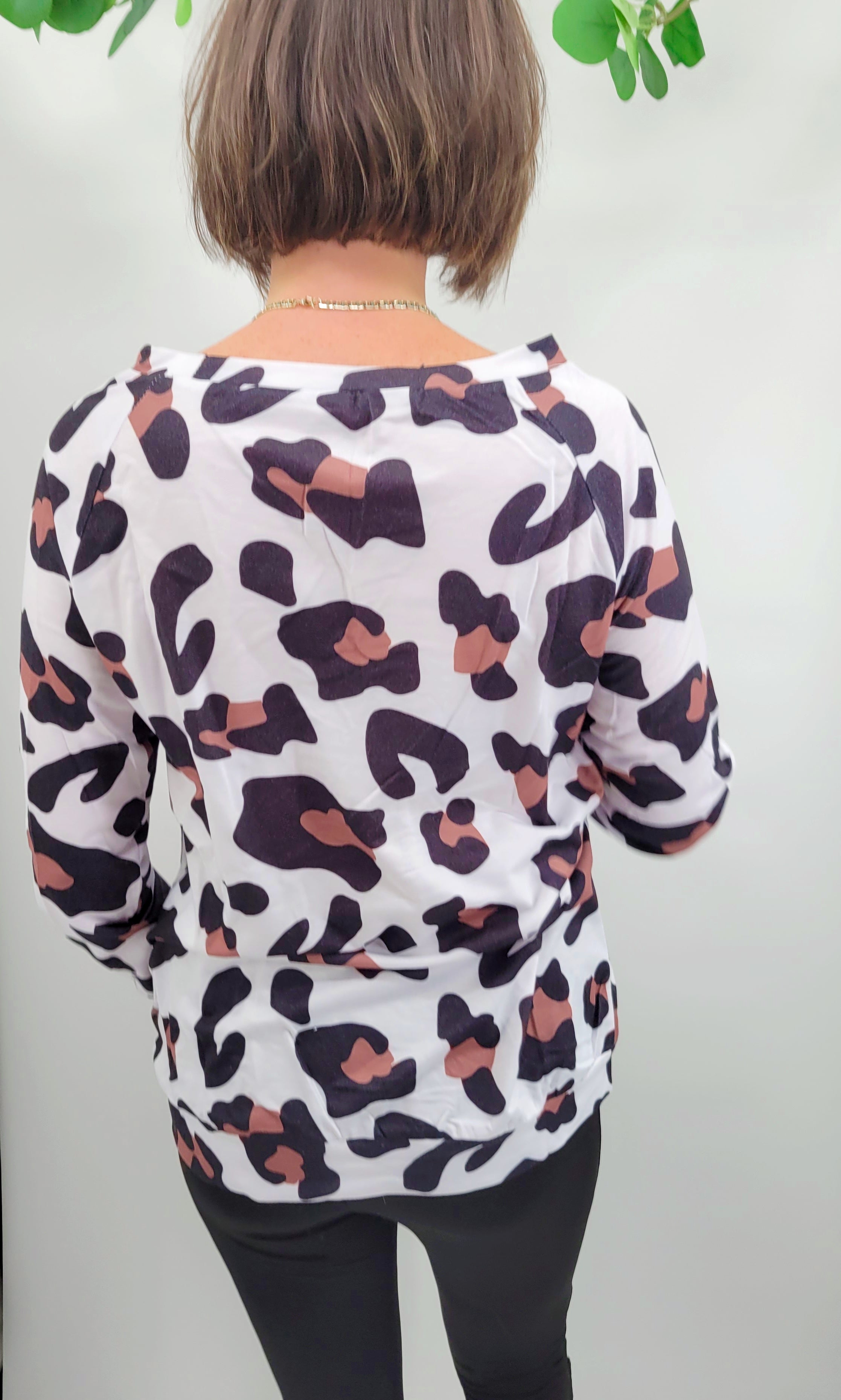 Leopard Brown Spot Tee