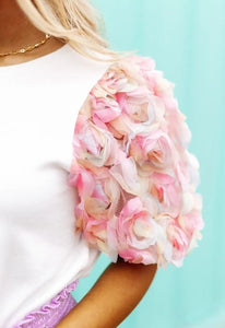 3D Bubble Sleeve Blouse Presale