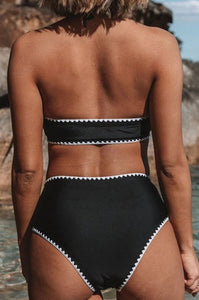 Black Halter Swim Set Presale