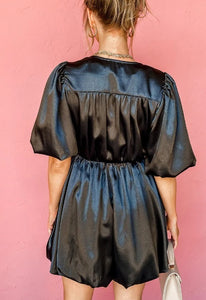 Black Princess Bubble Dress Presale