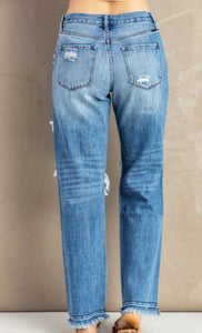 Sky Blue Boyfriend Jean