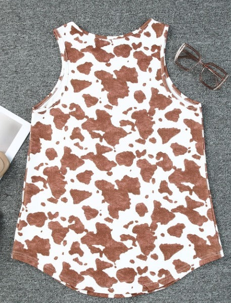 Brown Cow Tank Top
