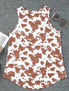Brown Cow Tank Top