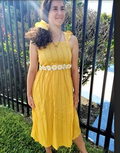 Sunny Days Cotton Daisy Dress