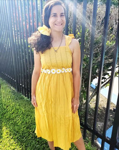 Sunny Days Cotton Daisy Dress