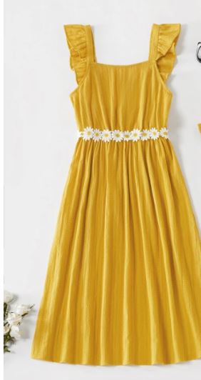 Sunny Days Cotton Daisy Dress