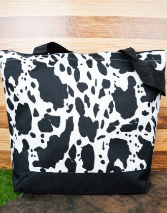 Cow Print Tote Bag