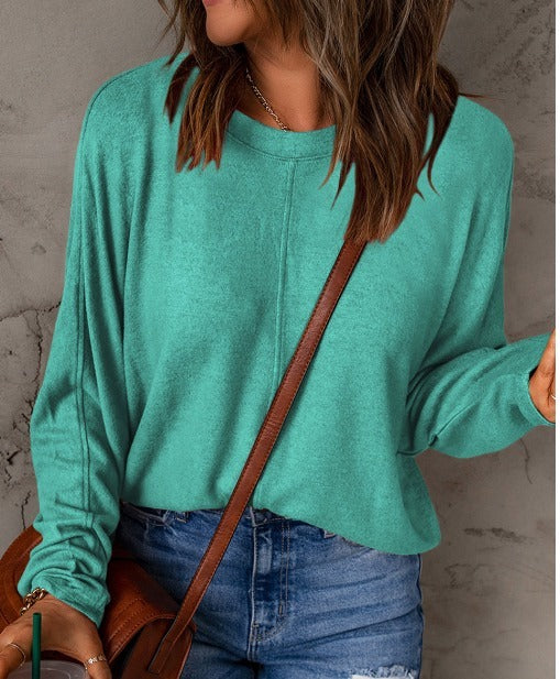 Green Solid Patchwork Top