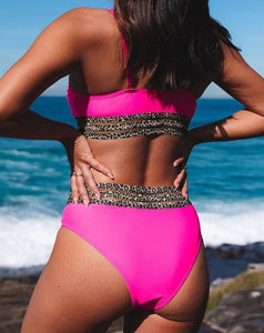 Leopard Pink Bikini Two Piece Presale