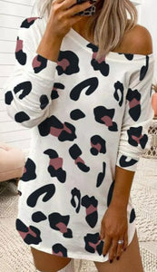Leopard Spot Tunic Dress