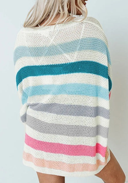 Multi Color Striped Knit