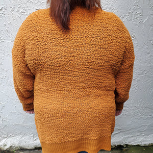 Plus Size Sunshine Popcorn Sweater