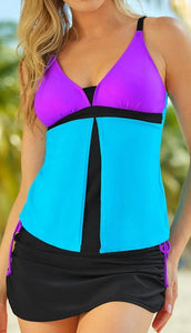 Purple & Blue Tankini Set Presale