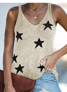 Star Knit Tank Top Presale