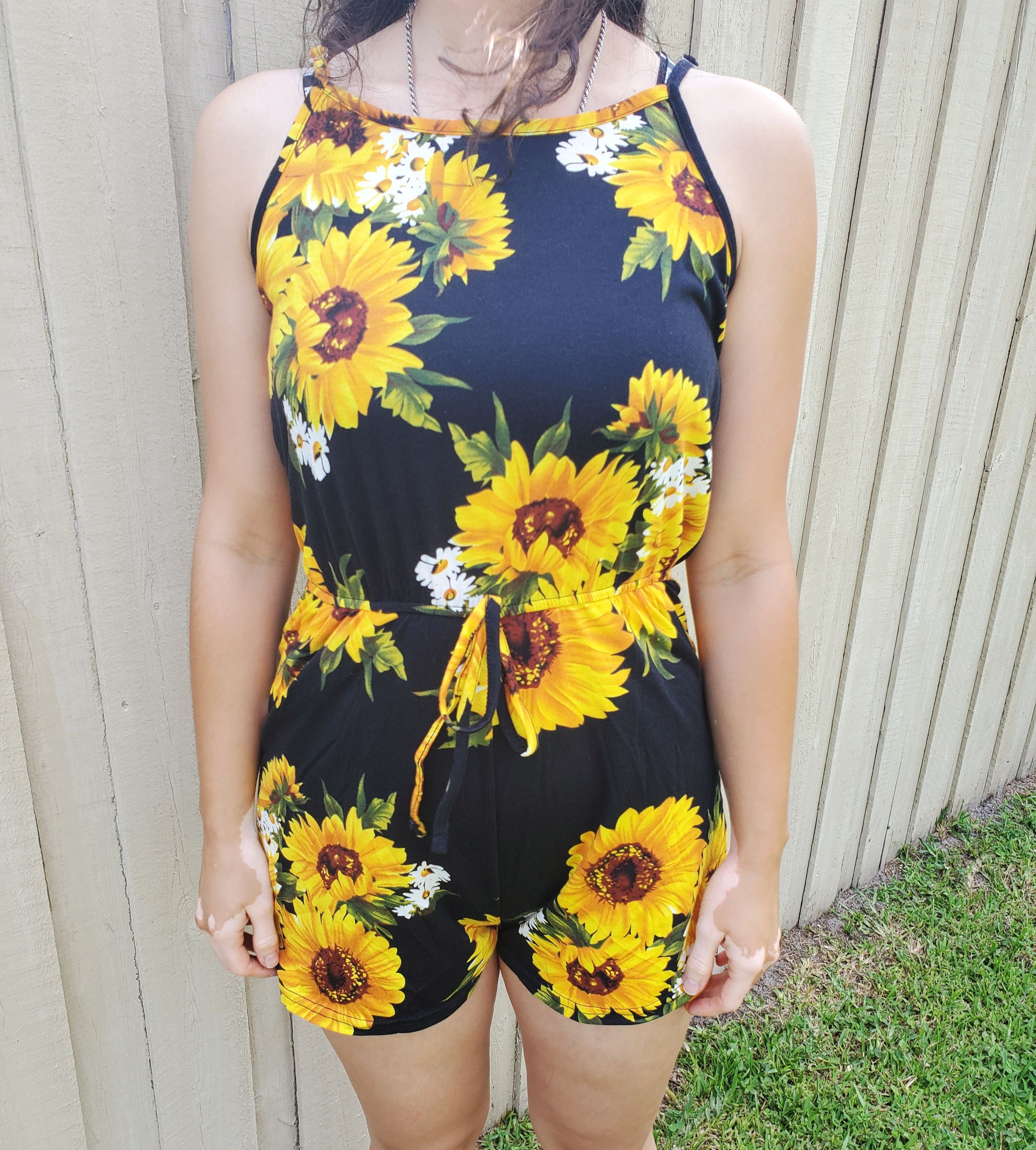Sunflower Romper