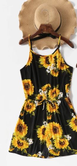 Sunflower Romper