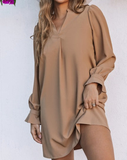 V Neck Split Dress Presale