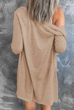 Beige Solid Button Up Cardi Presale