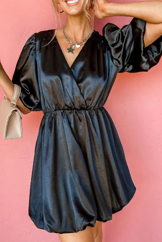 Black Princess Bubble Dress Presale