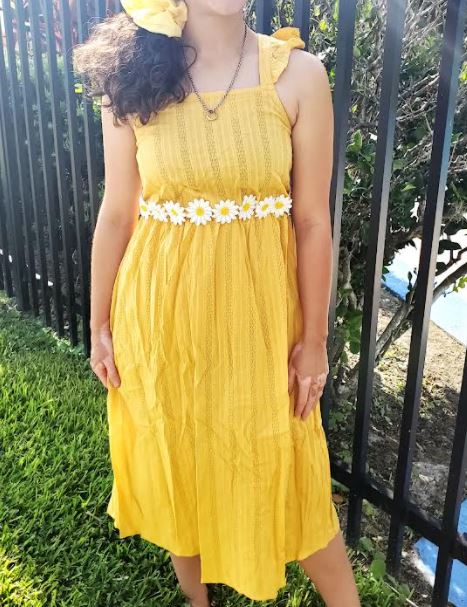 Sunny Days Cotton Daisy Dress