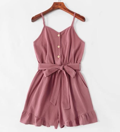 Mauve Sling Romper