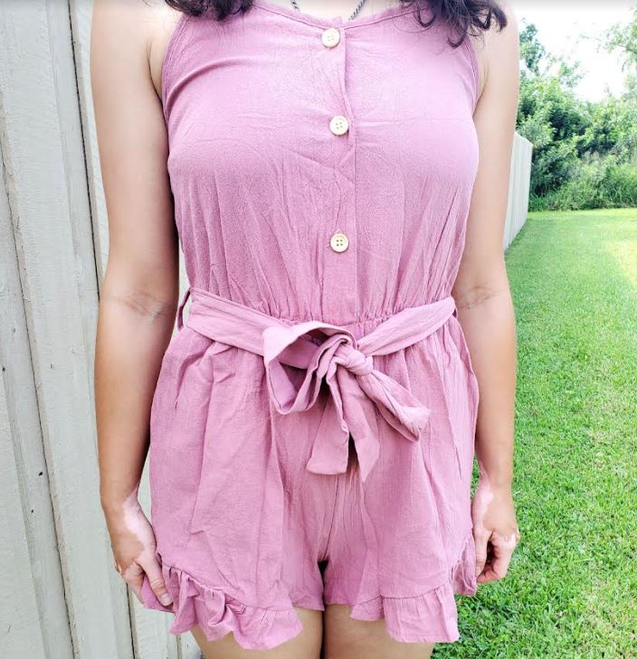Mauve Sling Romper