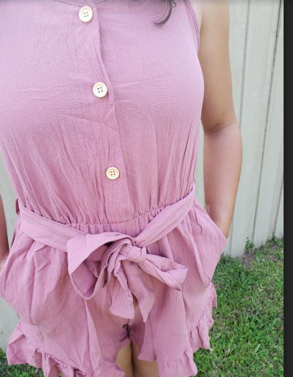 Mauve Sling Romper