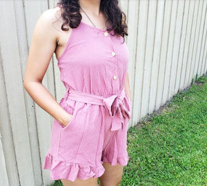 Mauve Sling Romper